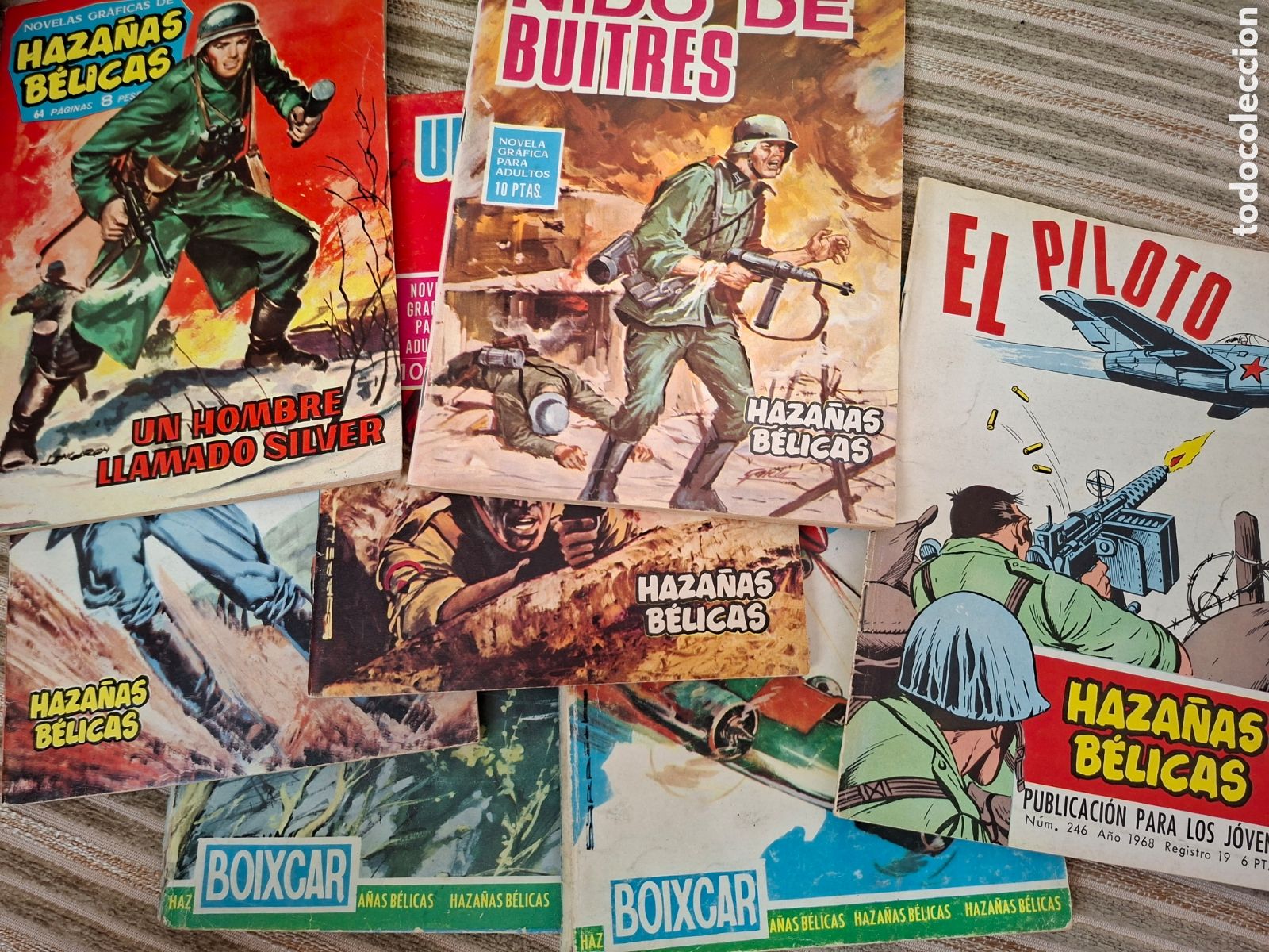 C&oacute;mics: HAZA&Ntilde;AS BELICAS, 7 ANTIGUOS VOLUMENES VARIADOS