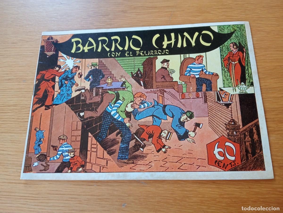 Comics : RICARDO BARRIO N.&ordm; 4 (DE 4). BARRIO CHINO CON EL PELIRROJO. FACSIMIL.