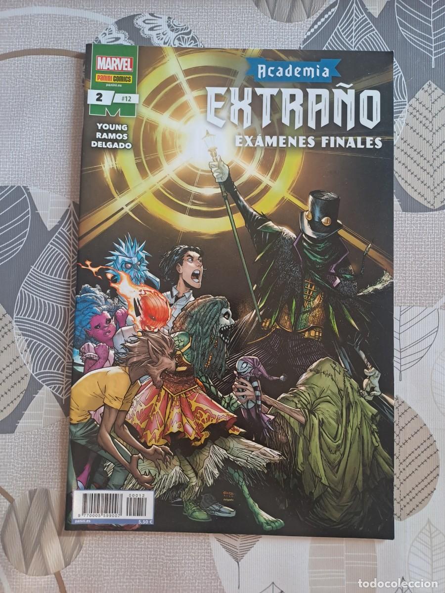 Comics: Academia extra&ntilde;o 2, ex&aacute;menes finales, Panini en perfecto estado Bolsa DA