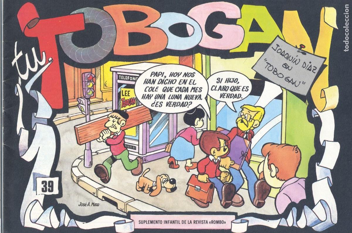 Comics: TU TOBOG&Aacute;N 39. SUPLEMENTO ROMBO 52. MAZO, JOAQU&Iacute;N D&Iacute;AZ, FRANCANO, NIETO... (CAJA 2)