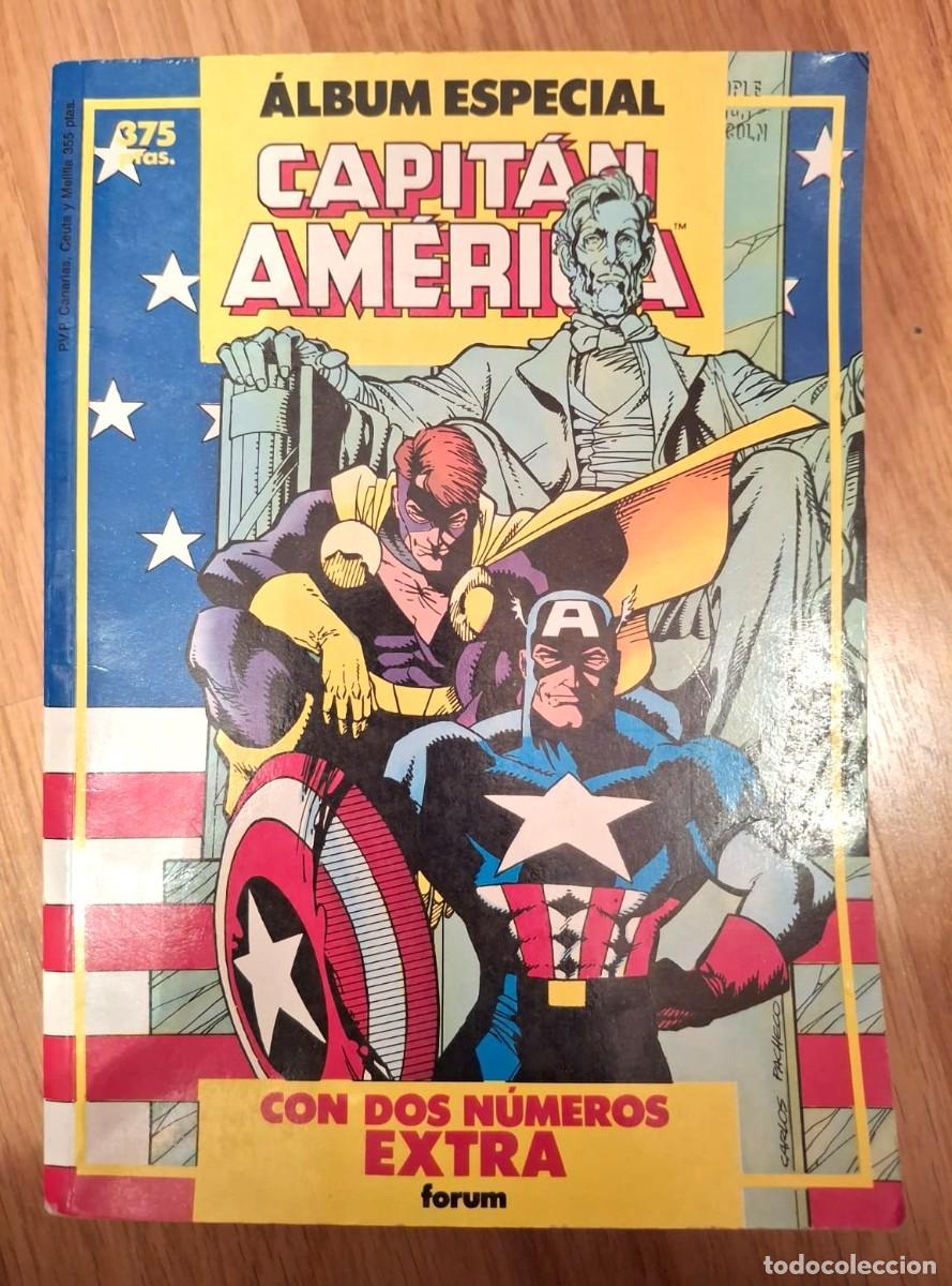 Fumetti: COMIC CAPITAN AMERICA - ALBUM ESPECIAL CON DOS NUMEROS EXTRA