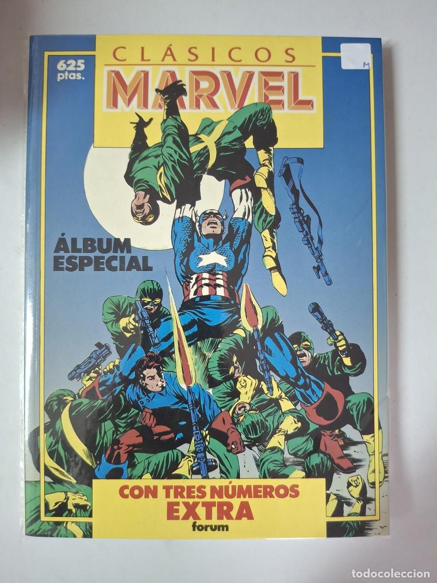 Fumetti: COMIC CLASICOS MARVEL ALBUM ESPECIAL CON 3 NUMEROS EXTRAS 1989