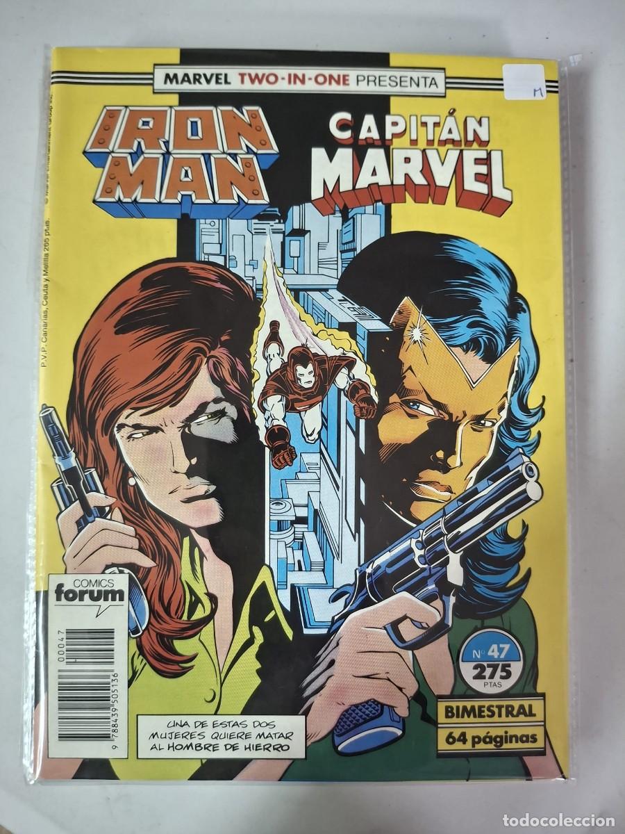 C&oacute;mics: COMIC MARVEL TWO IN ONE IRON MAN CAPITAN MARVEL 47 - Foto 1