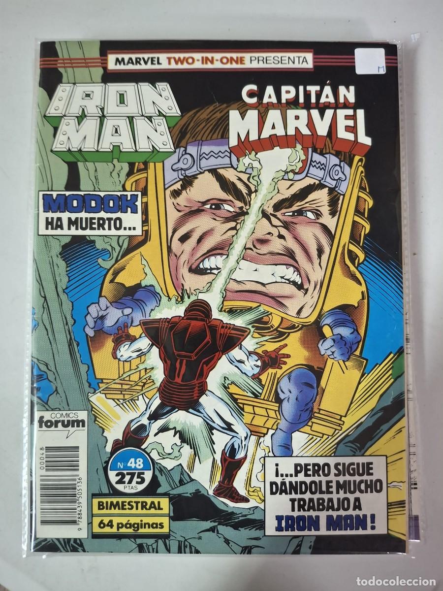 C&oacute;mics: COMIC MARVEL TWO IN ONE IRON MAN CAPITAN MARVEL 48 - Foto 1