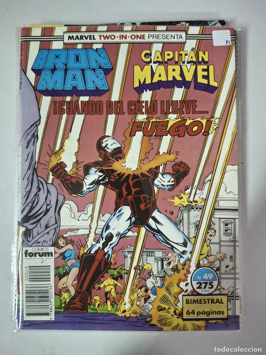 Comics: COMIC MARVEL TWO IN ONE IRON MAN CAPITAN MARVEL 49