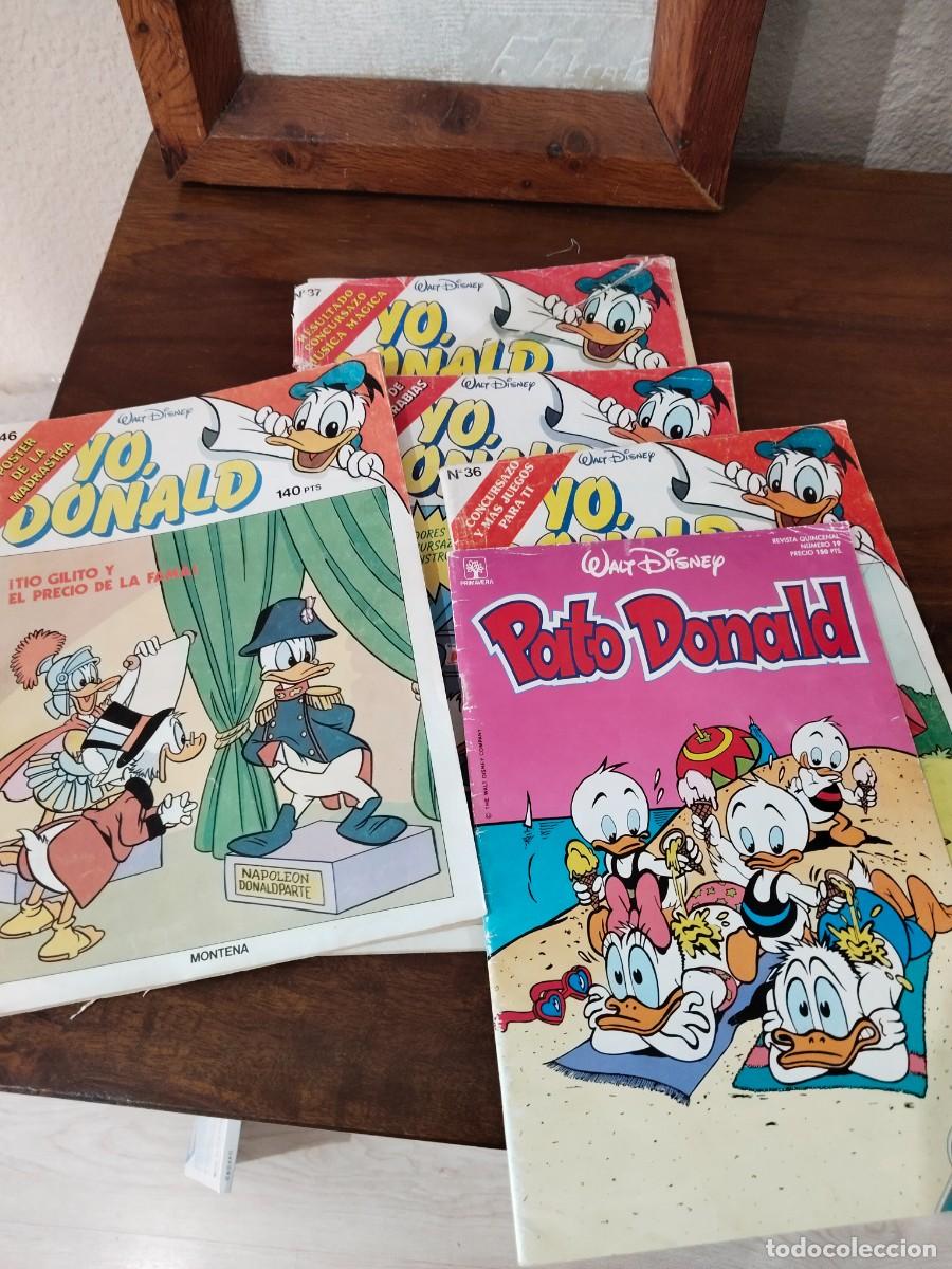Comics: Yo Donald n&uacute;meros 36, 37, 41, 46 y Pato Donald 19. Ver.