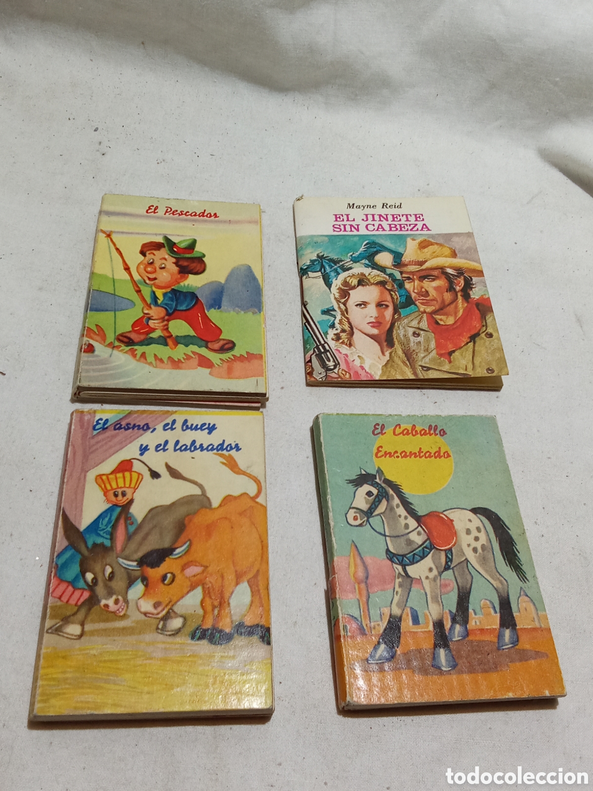 C&oacute;mics: LOTE DE 4 ANTIGUOS MINI CUENTOS DE FHER Y OTRO, TAPA DURA