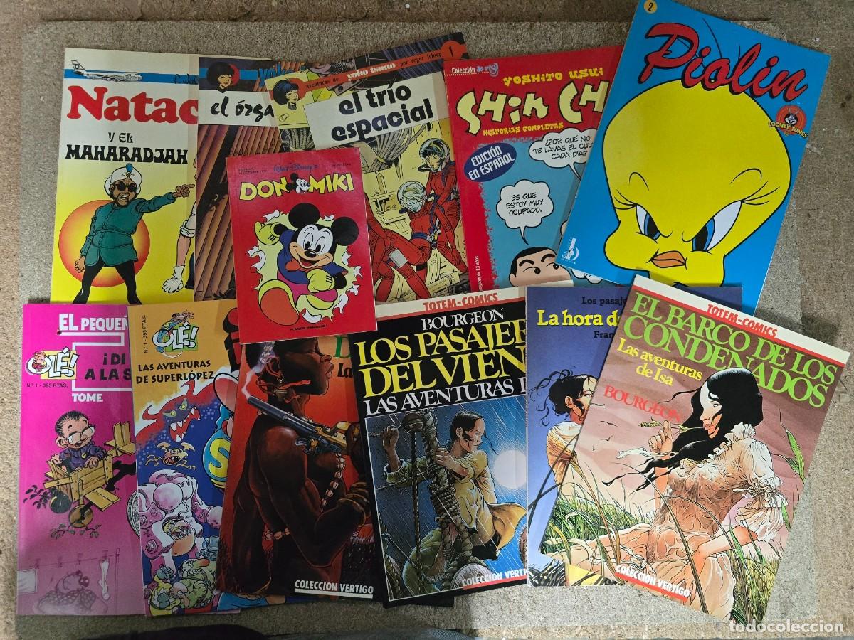 C&oacute;mics: Lote 12 Tebeos Tapa Blanda