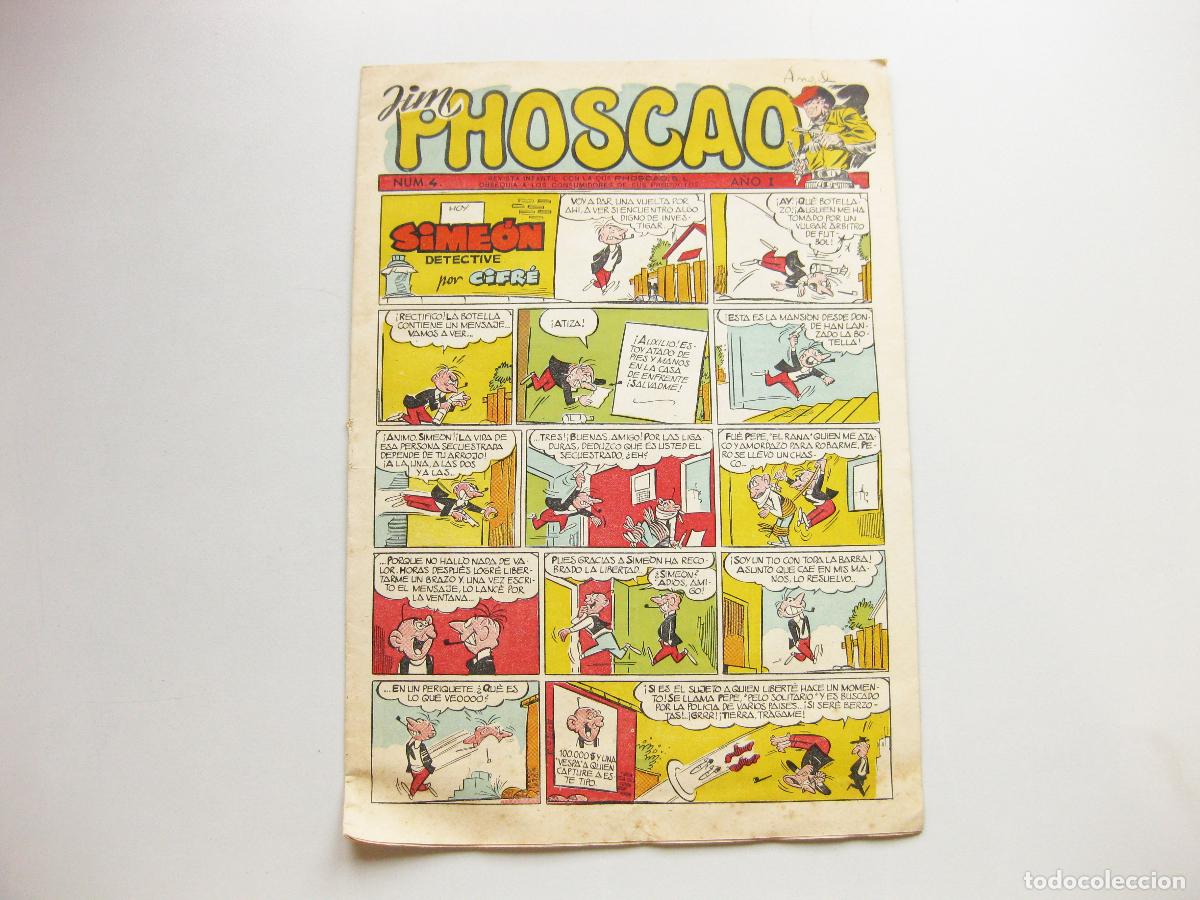 C&oacute;mics: COMIC JIM PHOSCAO N&ordm; 4 OBSEQUIO DE LA MARCA - Foto 1
