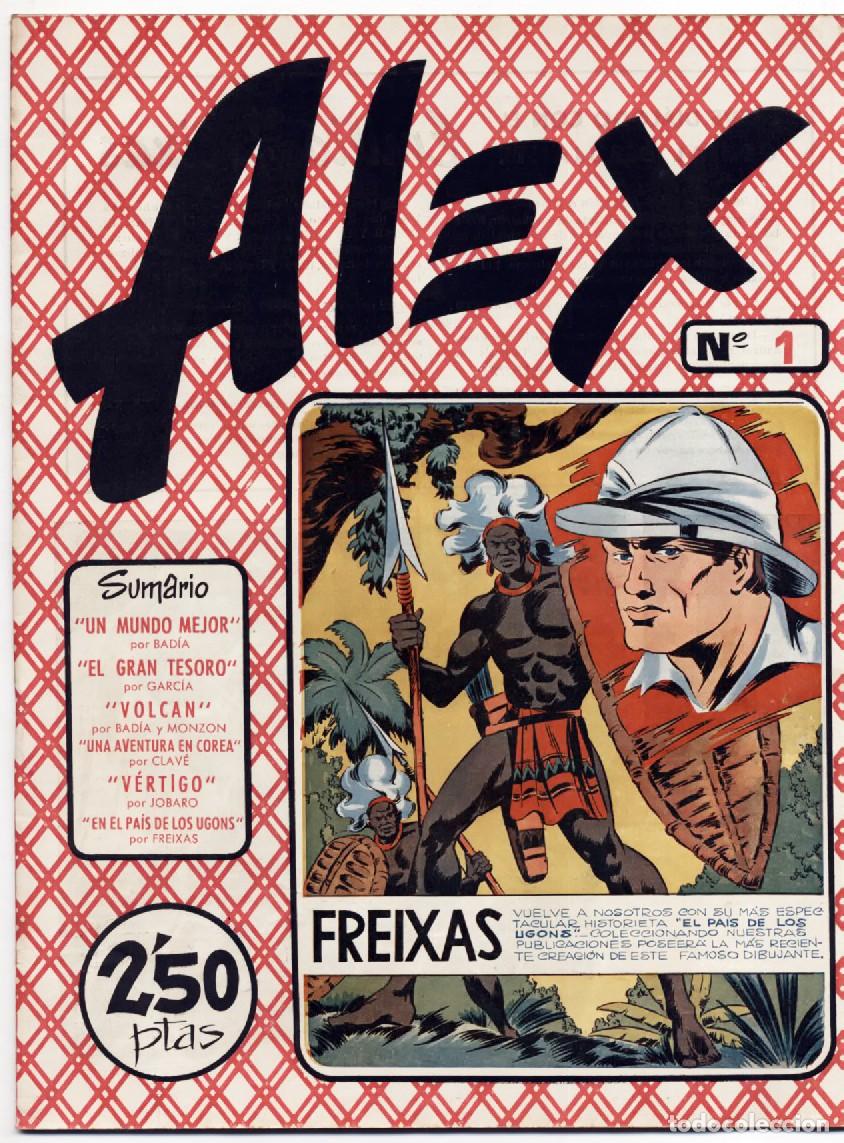 Comics: REVISTA ALEX N&ordm; 1 EDITORIAL ESTUDIOS ALEX FREIXAS EDITORIALSIMBOLO FEBRERO 1955 BUEN ESTADO