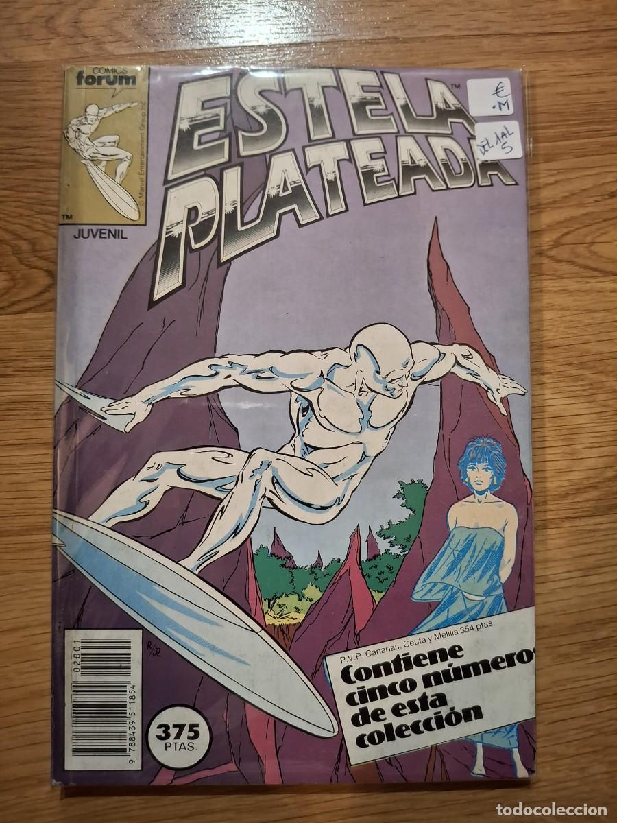 C&oacute;mics: COMIC RETAPADO ESTELA PLATEADA NUMEROS 1 AL 5 - Foto 1