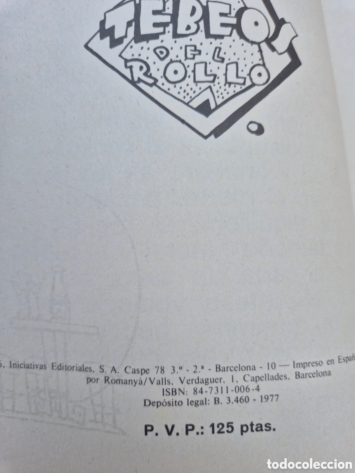 C&oacute;mics: EL SIDECAR LOS TEBEOS DEL ROLLO 1977 MARISCAL - Foto 2