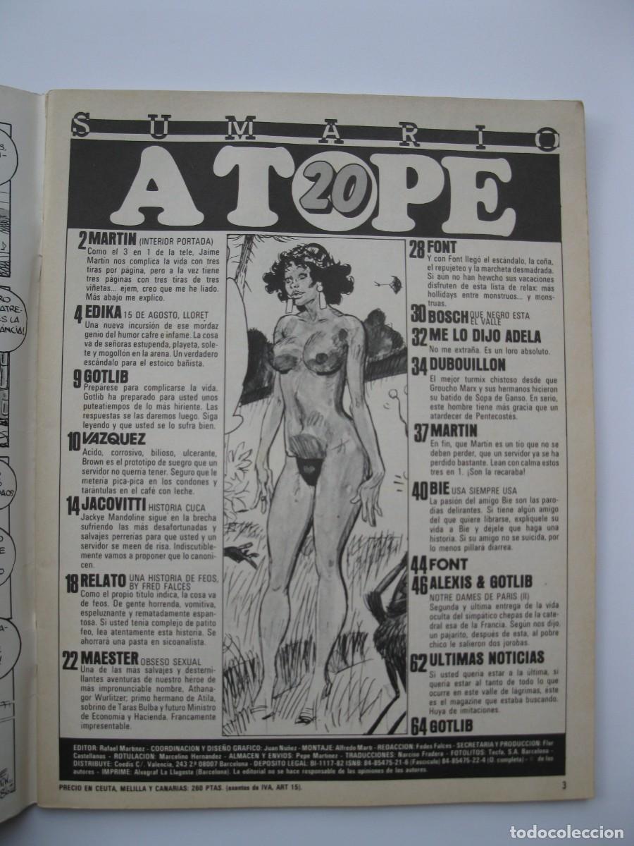 C&oacute;mics: A TOPE - N&ordm; 20 - C&Oacute;MIC PARA ADULTOS. - Foto 2