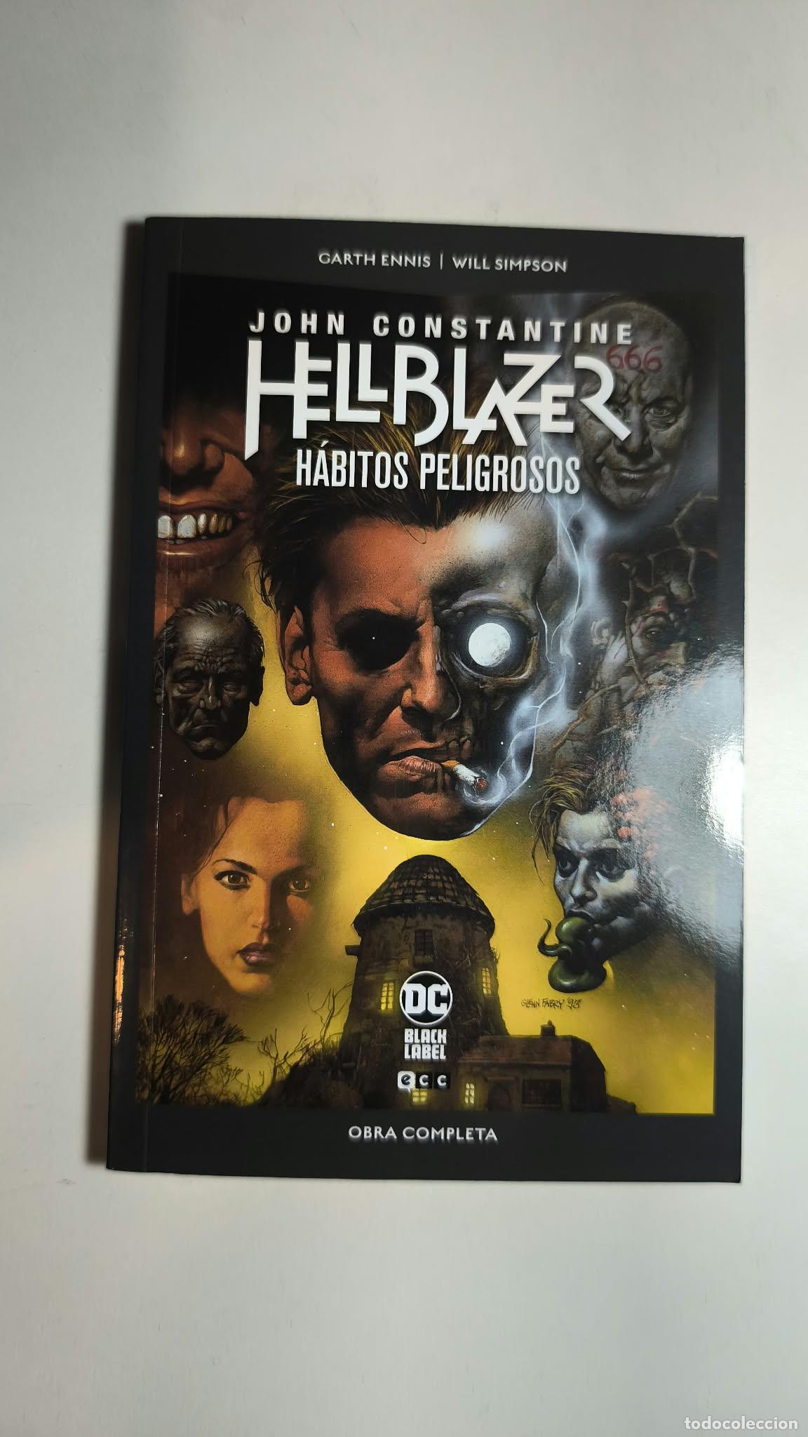 Comics: Hellblazer. H&aacute;bitos peligrosos. Ecc. DC Black Label. Obra completa.