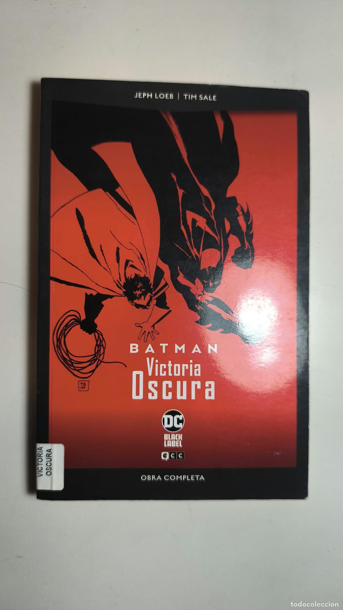 C&oacute;mics: Batman Victoria Oscura. Ecc. DC Black Label. Obra completa.