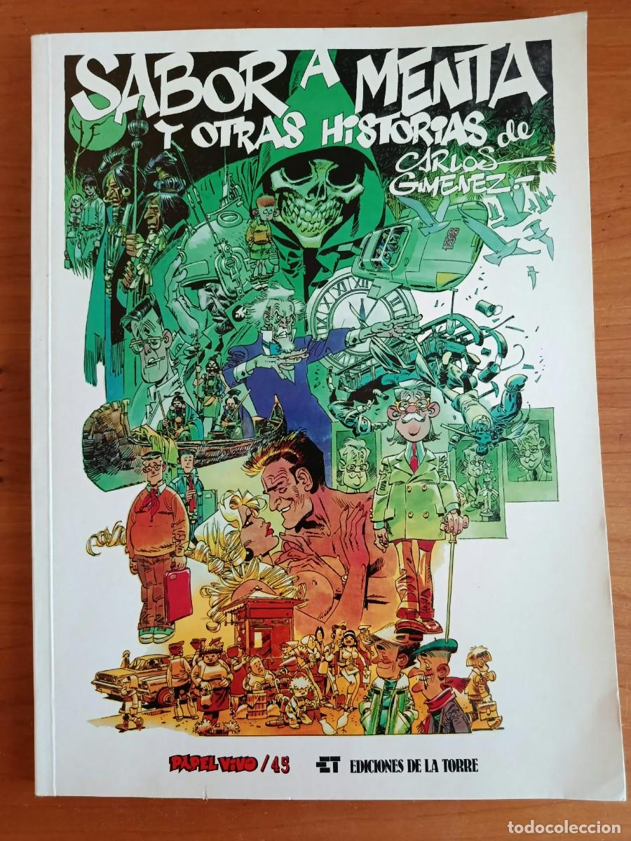 Comics: SABOR A MENTA Y OTRAS HISTORIAS DE CARLOS GIM&Eacute;NEZ. 1994