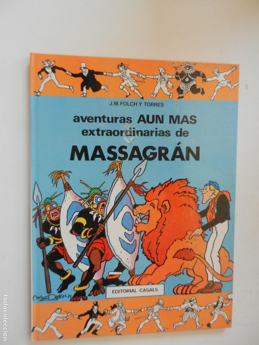Comics : AVENTURAS A&Uacute;N MAS EXTRAORDINARIASA DE MASAGR&Aacute;N, EDITORIAL CASALS - J M FOLCH Y TORRES -1&ordf; EDC 1982