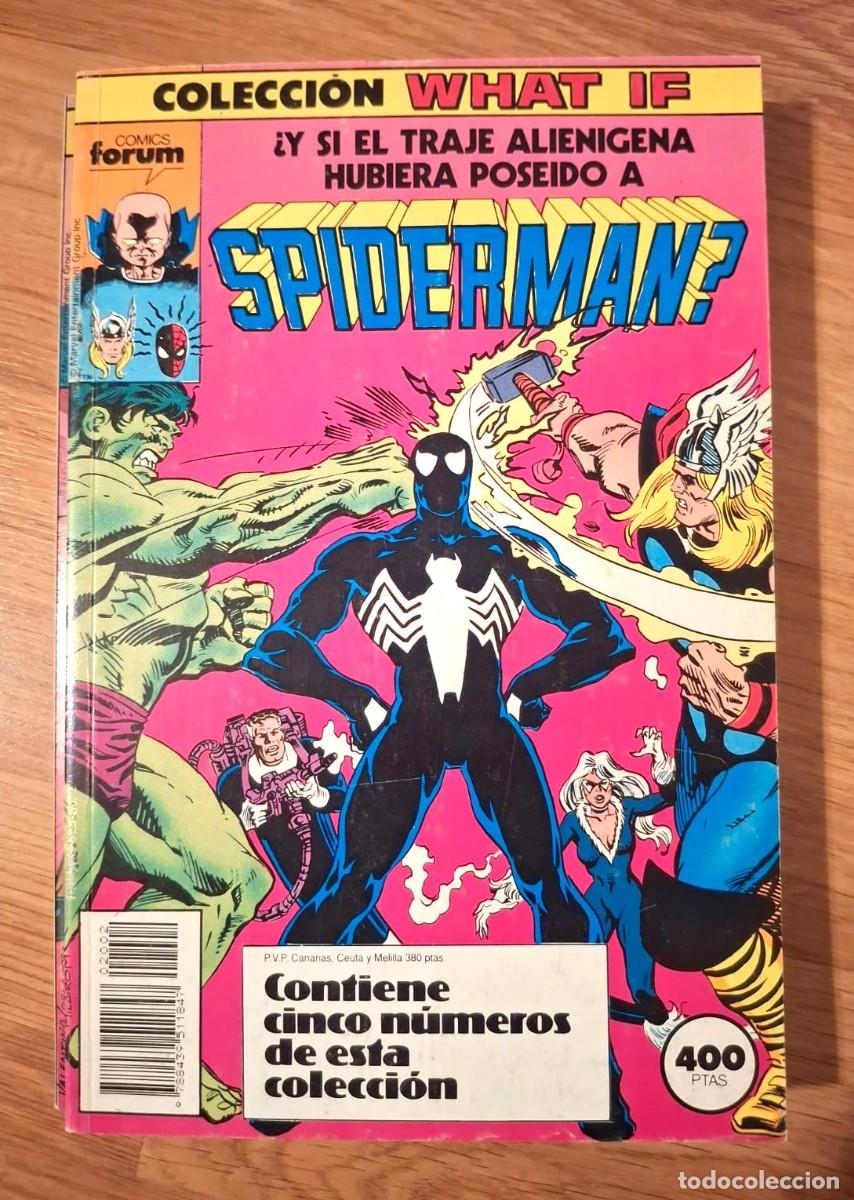 C&oacute;mics: COMIC WHAT IF - RETAPADO FORUM N&ordm; 6 AL 10 - Y SI EL TRAJE ALIENIGENA HUBIERA POSEIDO A SPIDERMAN