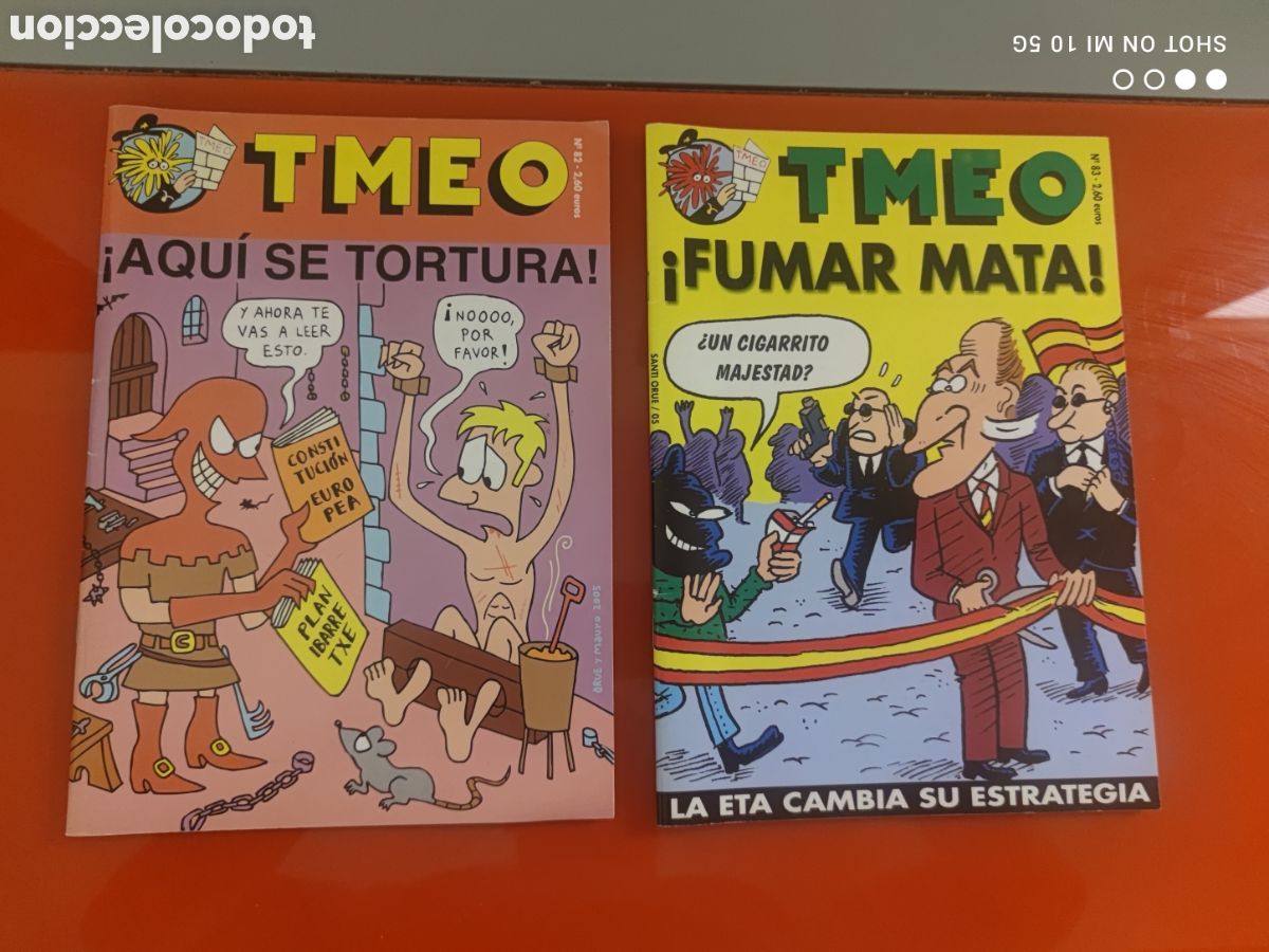 Comics: Lote de 2 revistas sat&iacute;ricas TMEO-N&deg;82 y 83 (A&ntilde;o 2005)