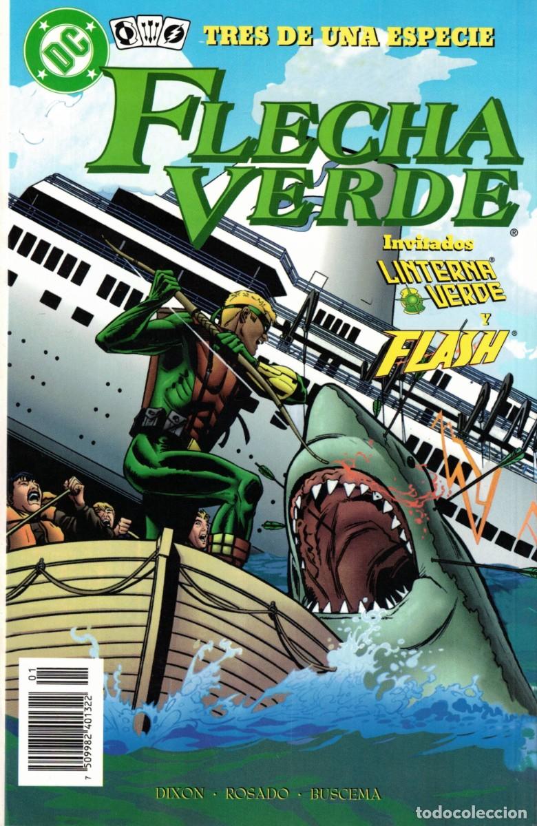 C&oacute;mics: Comic de kiosko - Flash, Flecha Verde y Linterna Verde - Tres de una especie - DC - Foto 2
