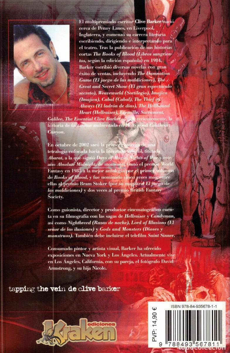 C&oacute;mics: Comic de kiosko - Tapping the vein - Clive Barker - Ediciones Kraken - Foto 2