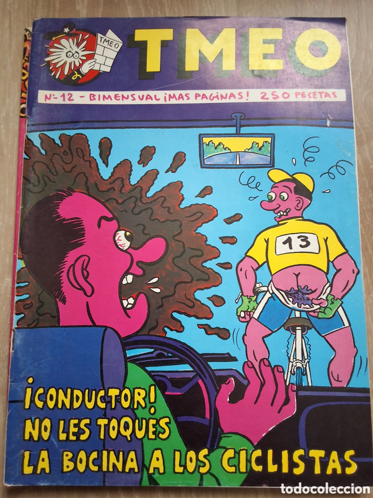 C&oacute;mics: Tmeo comic fanzine n&uacute;mero 12 ciclistas no bocina