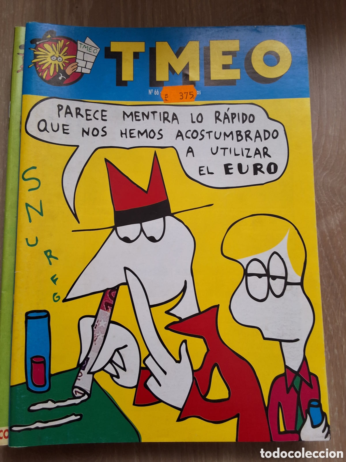 C&oacute;mics: Tmeo comic fanzine n&uacute;mero 66 acostumbrados al euro
