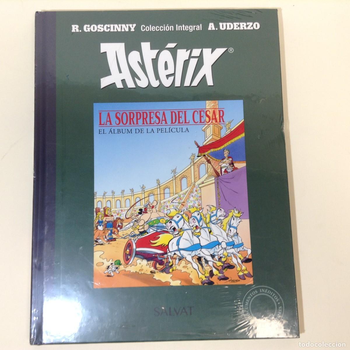 Comics : COLECCI&Oacute;N INTEGRAL AST&Eacute;RIX N&ordm; 42: LA SORPRESA DEL C&Eacute;SAR - TAPA DURA **SALVAT**