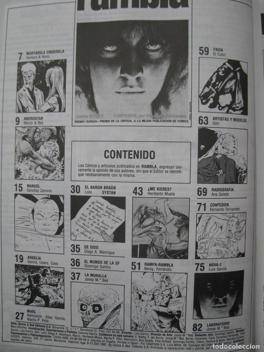 C&oacute;mics: RAMBLA - N&ordm; 9 - GARCIA & BE&Aacute; EDITORES - A&Ntilde;O 1983. - Foto 2