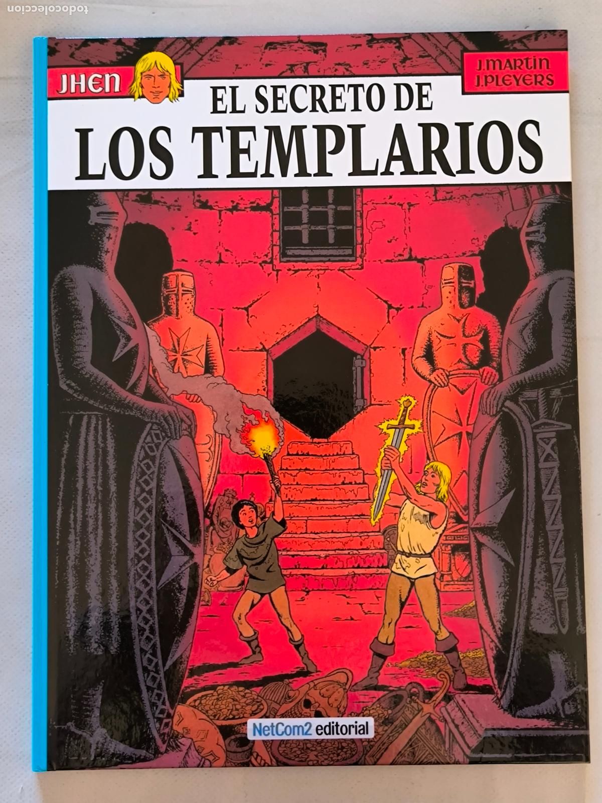 C&oacute;mics: EL SECRETO DE LOS TEMPLARIOS - LAS AVENTURAS DE JHEN N&ordm; 8 - NETCOM2 - TAPA DURA - NUEVO (DY*w)