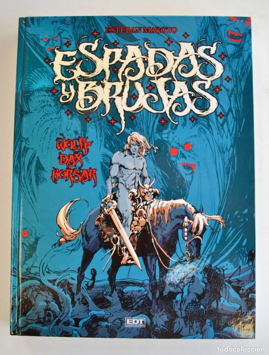 C&oacute;mics: Esteban Maroto. &rdquo;Espadas y Brujas&rdquo;. EDT (Editores de Tebeos). 2012. Tapa dura. Muy buen estado