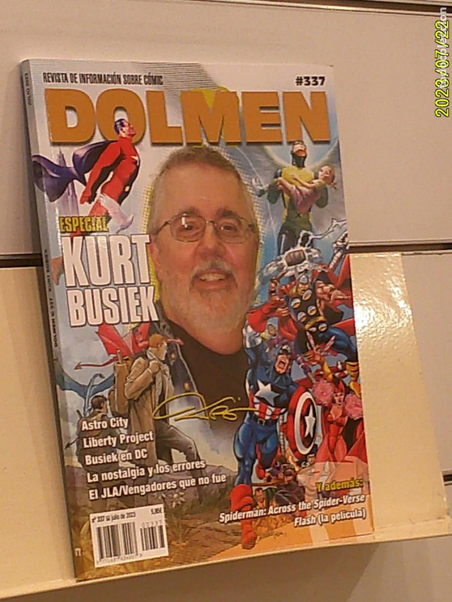C&oacute;mics: REVISTA DOLMEN N&ordm; 337 JULIO DE 2023 ESPECIAL KURT BUSIEK
