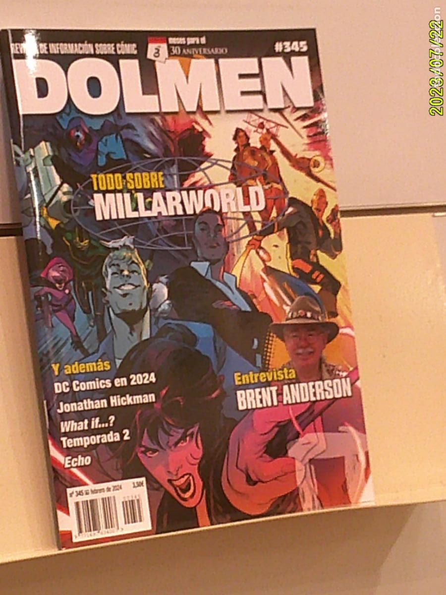 C&oacute;mics: REVISTA DOLMEN N&ordm; 345 FEBRERO DE 2024 TODO SOBRE MILLARWORLD