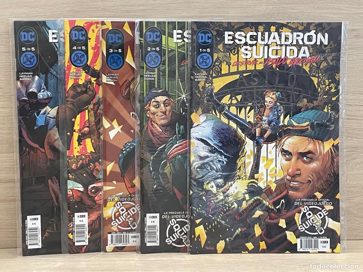 C&oacute;mics: Escuadr&oacute;n Suicida: Destruir el Asilo Arkham - Completo 5 n&uacute;meros - John Layman, Jes&uacute;s Herv&aacute;s Mill&aacute;n