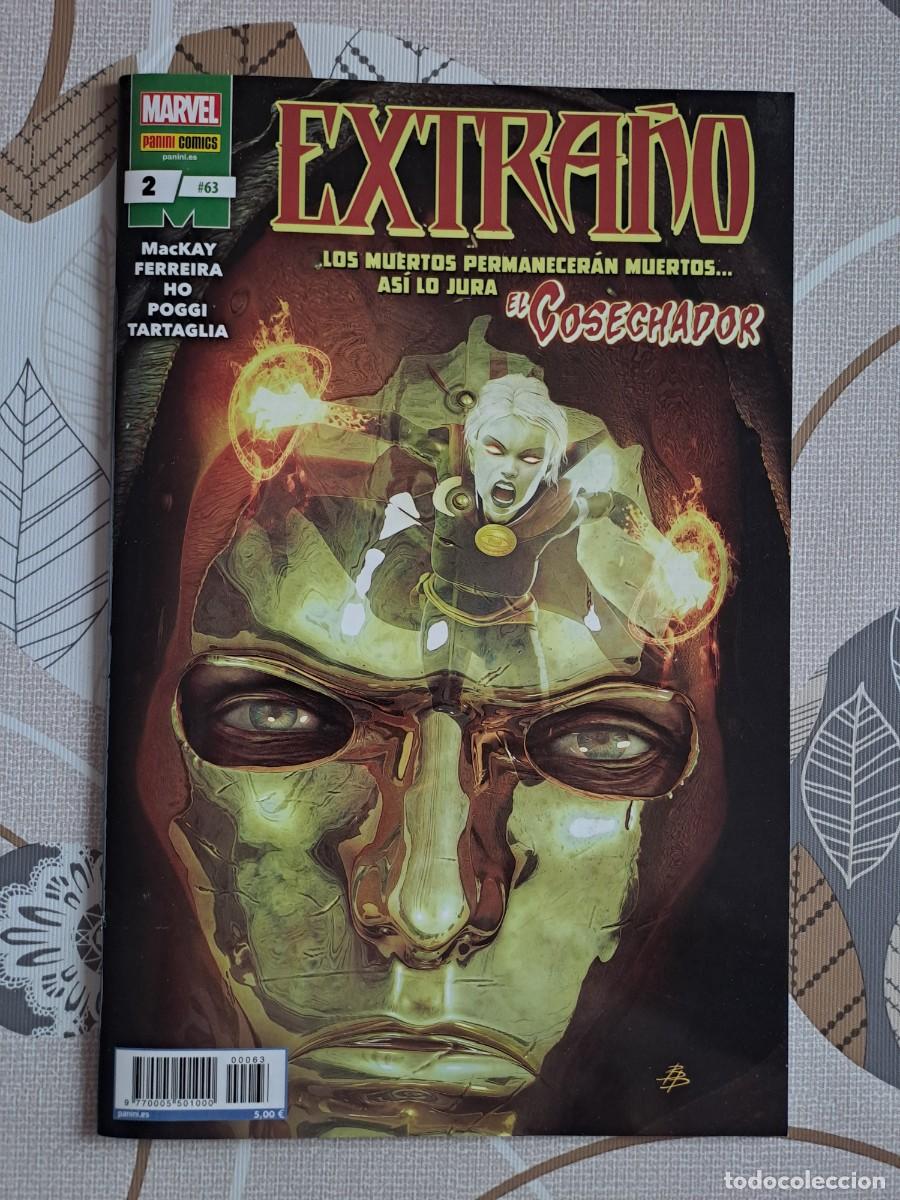 Comics: Extra&ntilde;o 2, el cosechador, Panini en muy buen estado Bolsa DA