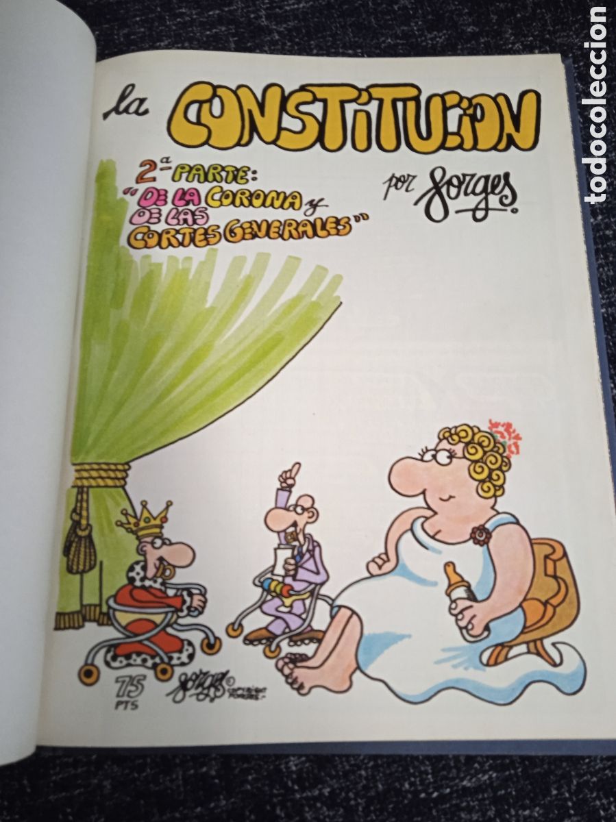C&oacute;mics: LA CONSTITUCION - COLECCION COMPLETA 4 EJEMPLARES -EN UN TOMO / FORGES