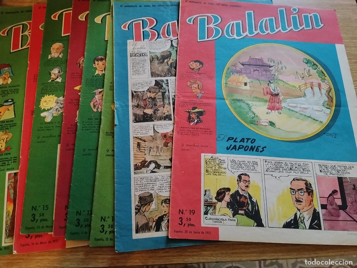 C&oacute;mics: BALALIN - 8 EJEMPLARES -A&Ntilde;O 1957 - Foto 1