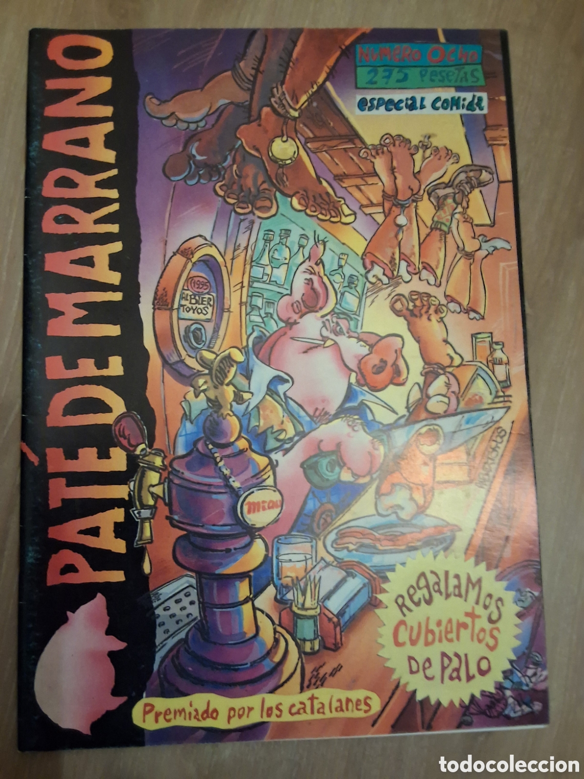 C&oacute;mics: Pate de marrano comic fanzine n&uacute;mero 8 especial comida edita pateticas