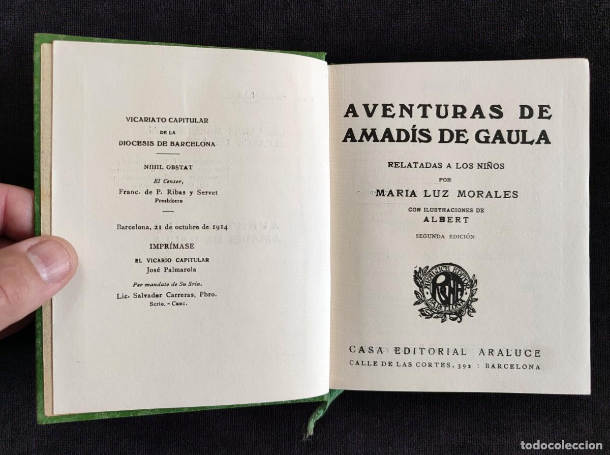 C&oacute;mics: AVENTURAS DE AMAD&Iacute;S DE GAULA. 2&ordf; ED. ARALUCE, 1914 - Foto 4
