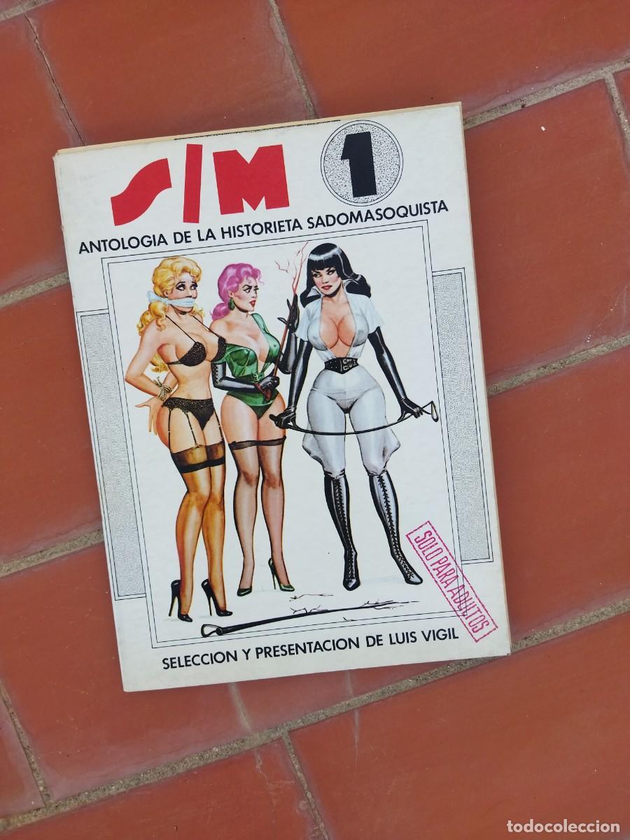 Comics: comic SIM antologia de la historieta sadomasoquista N&ordm; 1 LUIS VIGIL tapa blanda