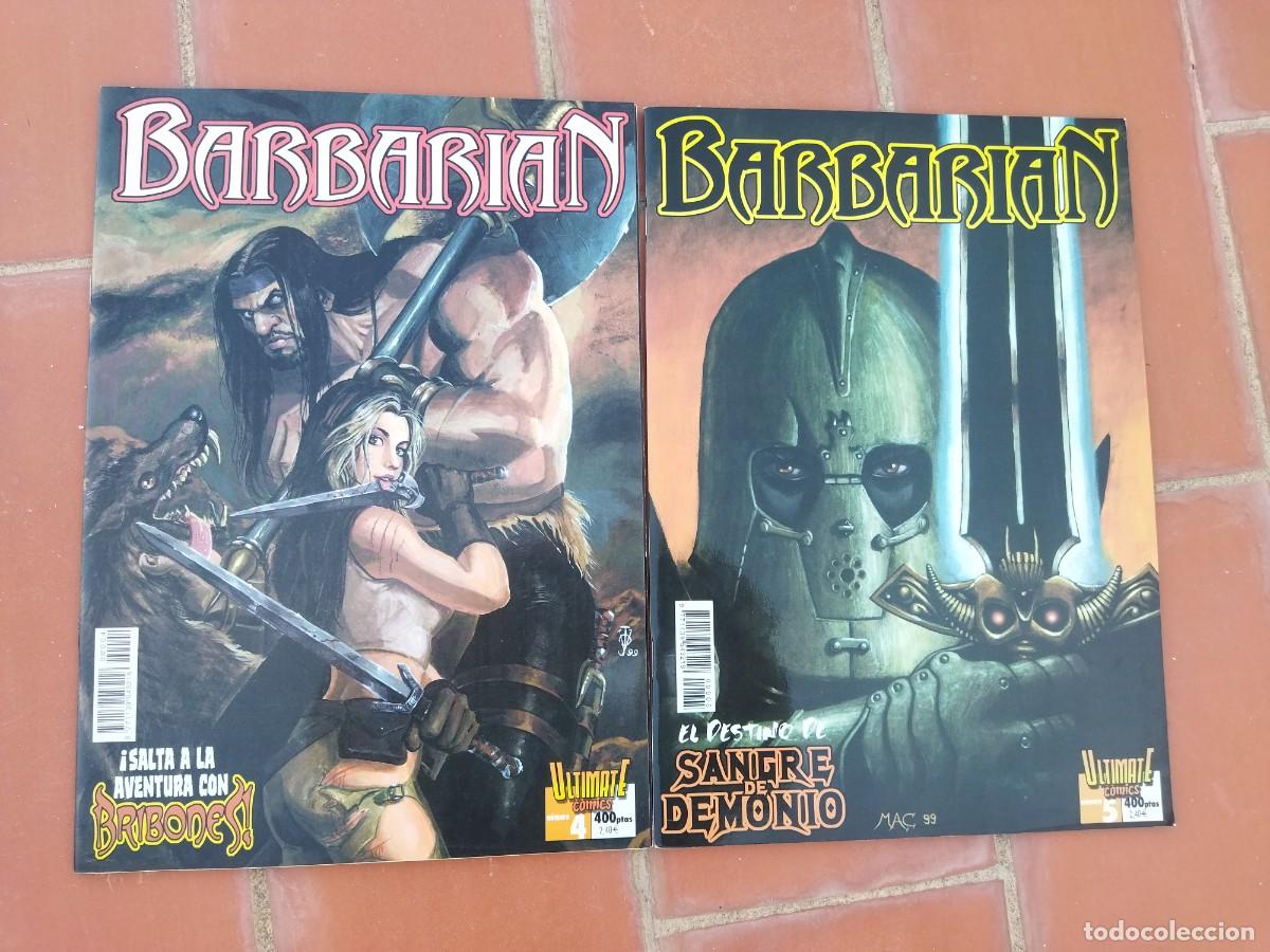 Comics : lote de 2 comics BARBARIAN n&ordm; 4-y 5 ultimate comics tapa blanda
