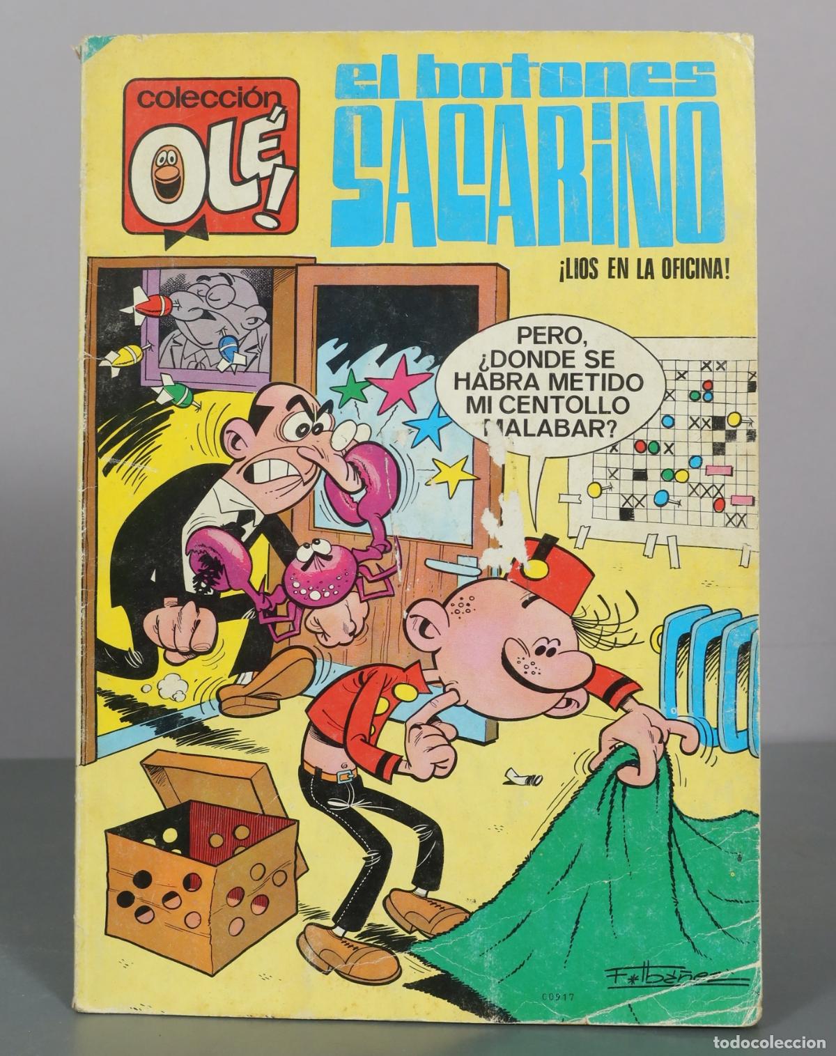 Comics: El Botones Sacarino - L&iacute;os en la oficina - Francisco Ib&aacute;&ntilde;ez - Editorial Bruguera