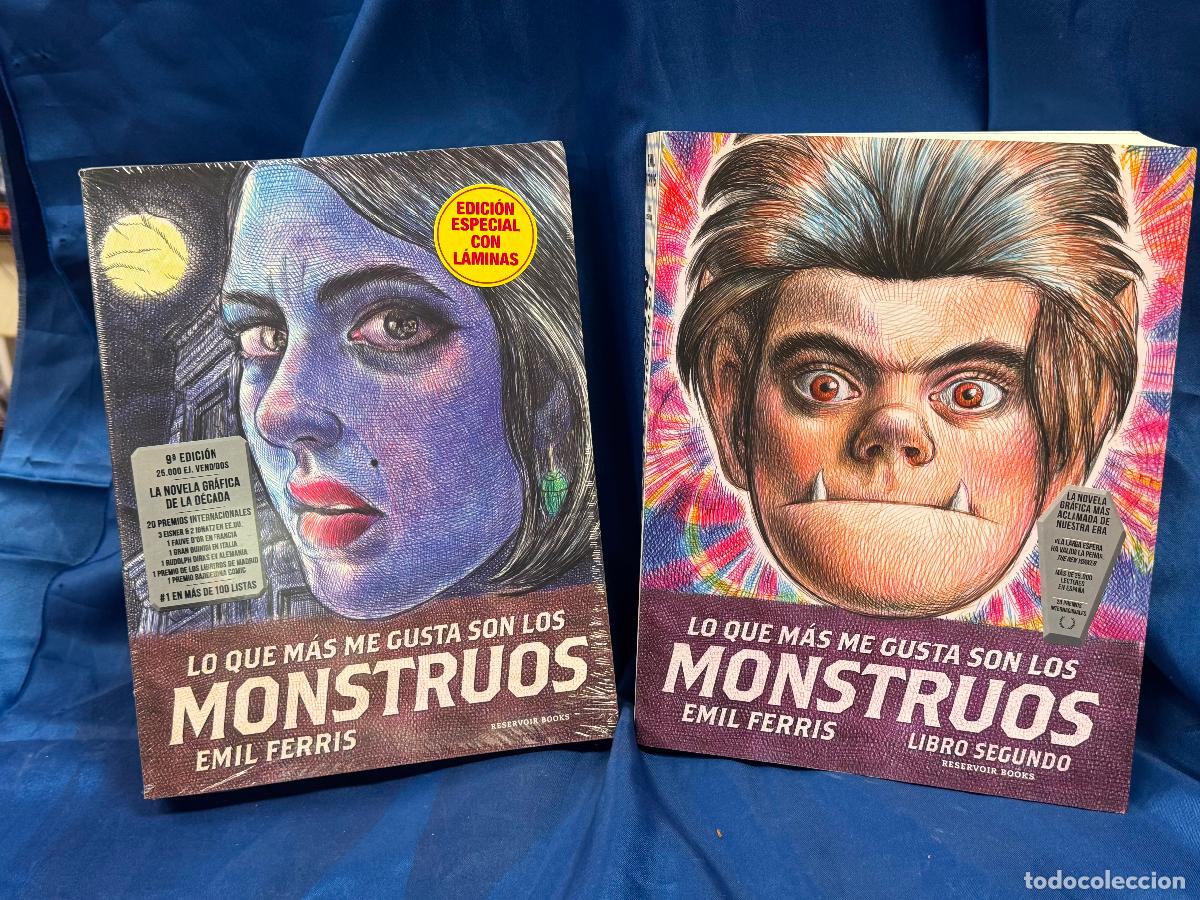C&oacute;mics: lo que mas me gusta son los monstruos tomos 1 y 2 (primer tomo precintado)