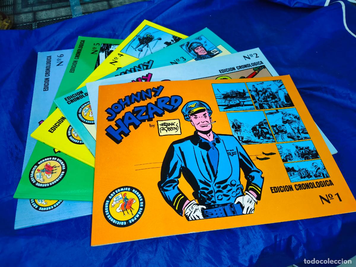 Comics: Frank Robbins: Johnny Hazard. Edici&oacute;n cronol&oacute;gica (6 vols. Completa) muy buen estado CPB