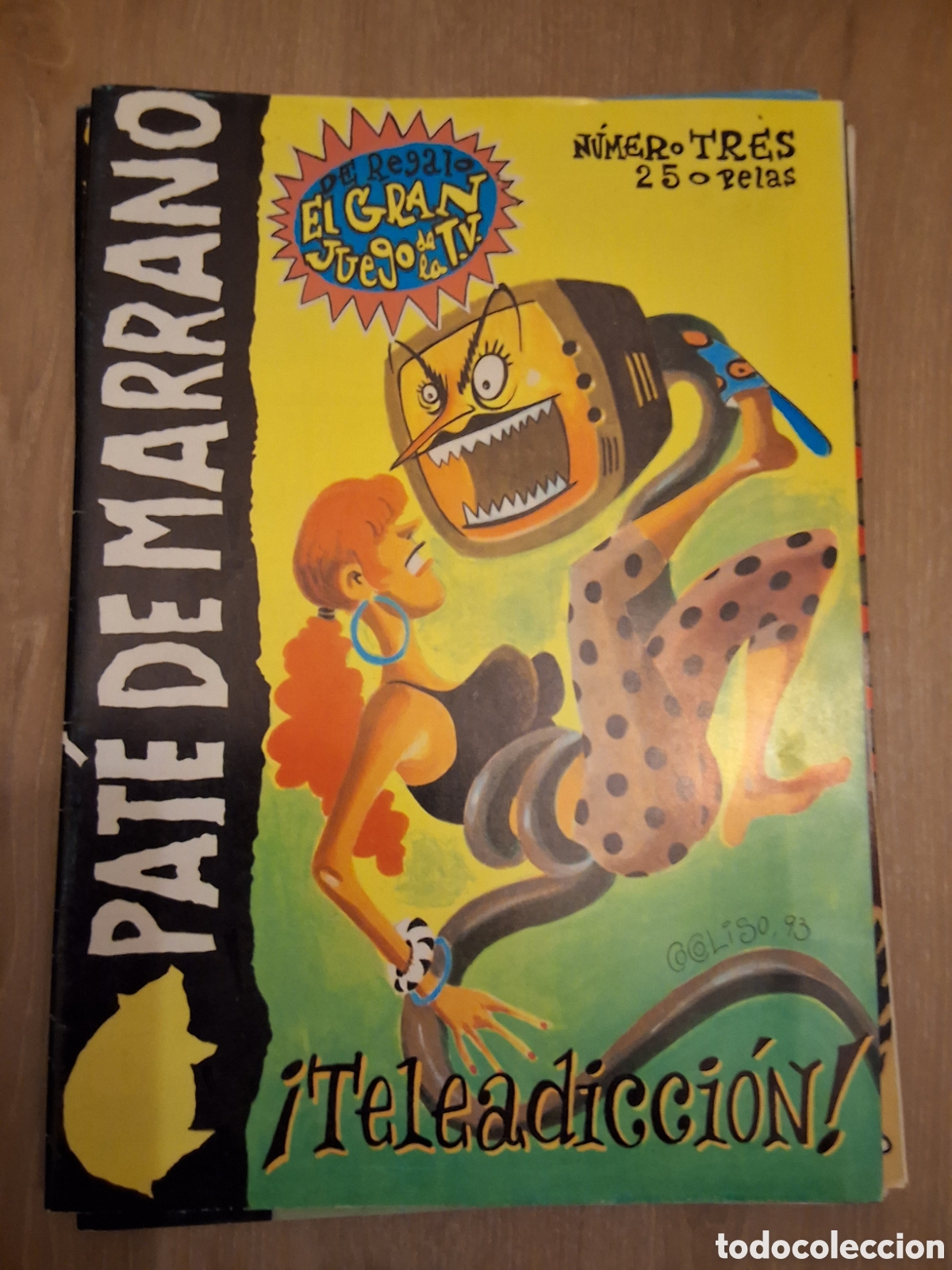 C&oacute;mics: Pate de marrano comic fanzine n&uacute;mero 3 teleadiccion edita pateticas