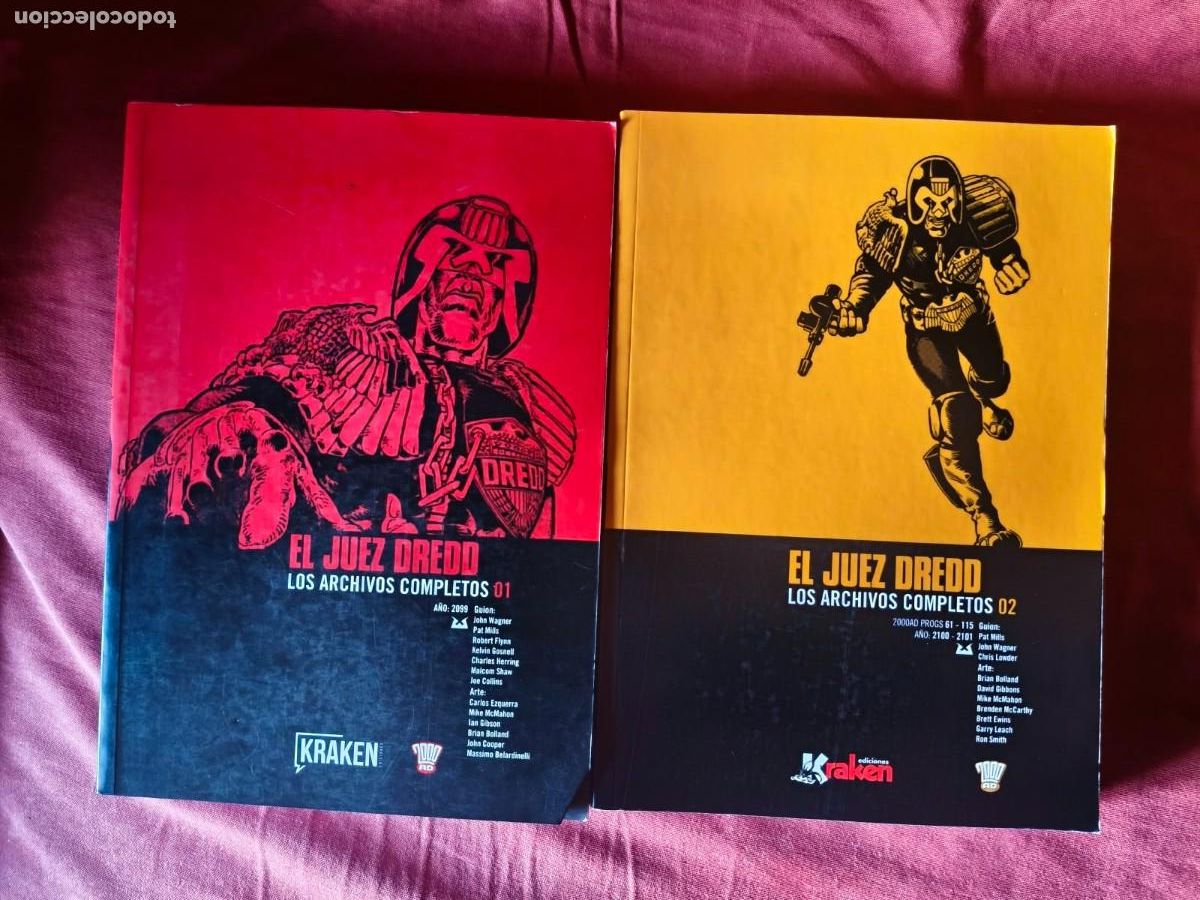 C&oacute;mics: El Juez Dredd: Los Archivos Completos tomos 1 y 2 Kraken