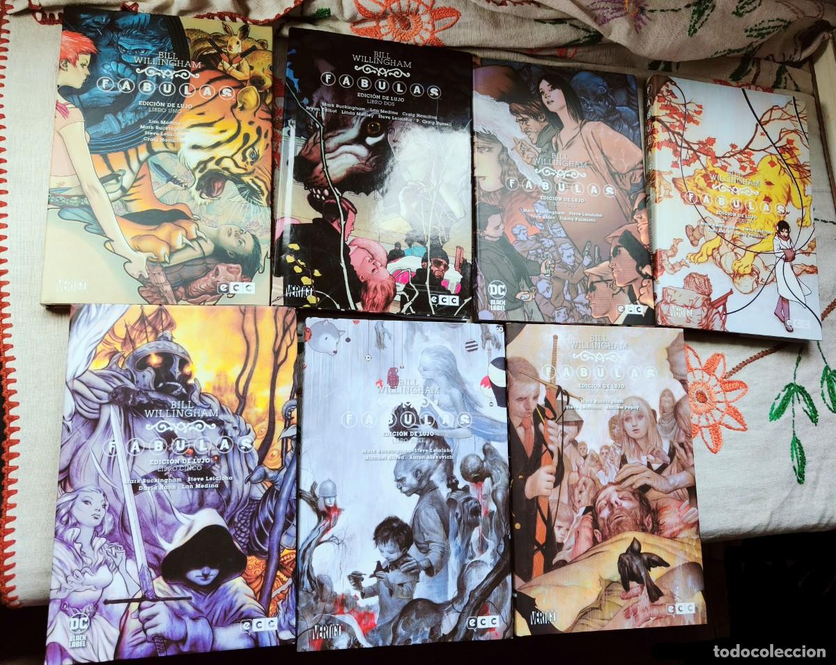 C&oacute;mics: F&aacute;bulas. Edici&oacute;n de lujo. Volumen I-V, VII y VIII. Bill Willingham. ECC. - Foto 6