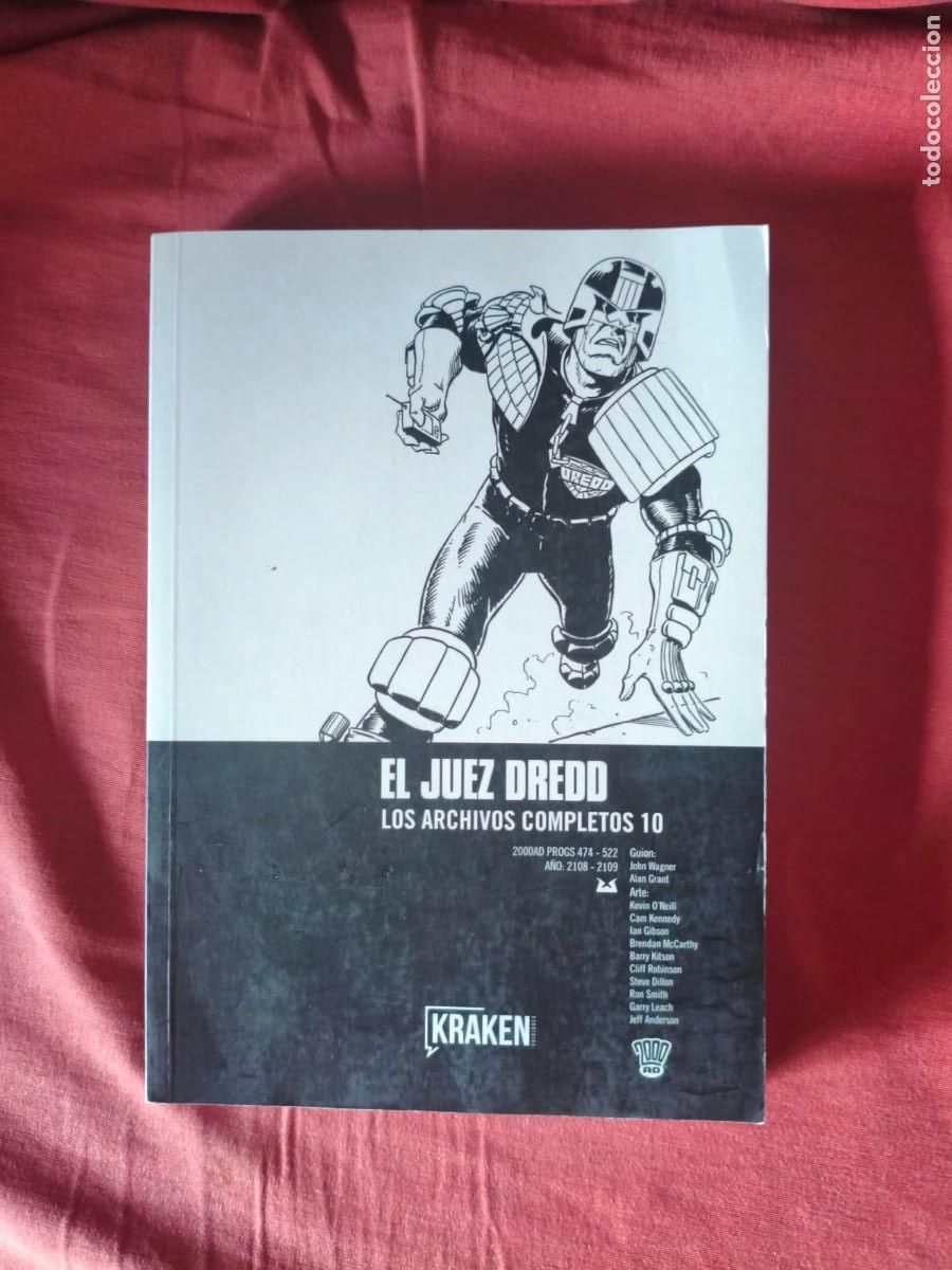 C&oacute;mics: El Juez Dredd: Los Archivos Completos tomo 10 Kraken A&ntilde;o 2108-2109