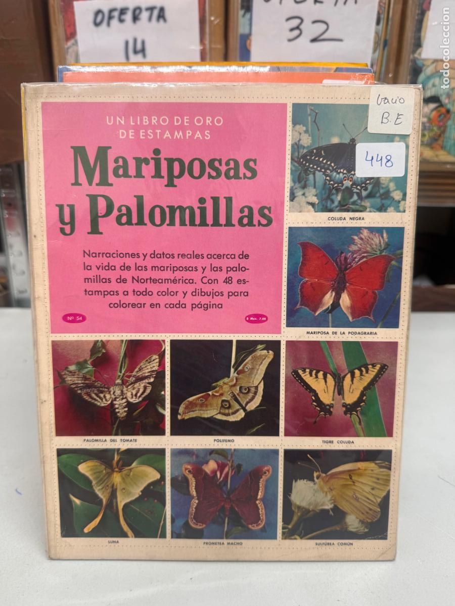 Comics : EL LIBRO DE ORO DE LAS ESTAMPAS MARIPOSAS Y PALOMITAS - VACIO