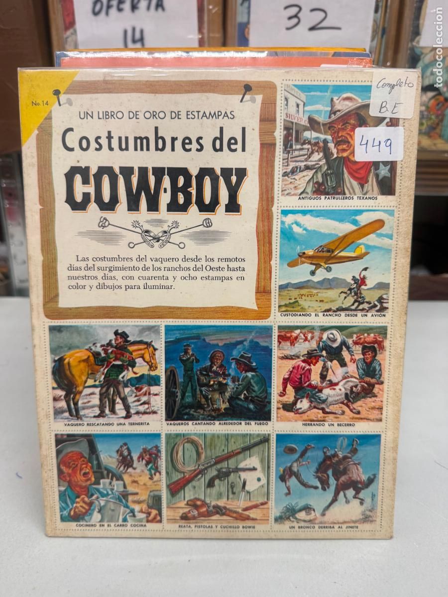 C&oacute;mics: EL LIBRO DE ORO DE LAS ESTAMPAS COSTUMBRES DEL COW-BOY - Foto 1